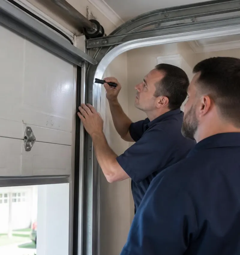 Off Track Door Repair in Tamarac